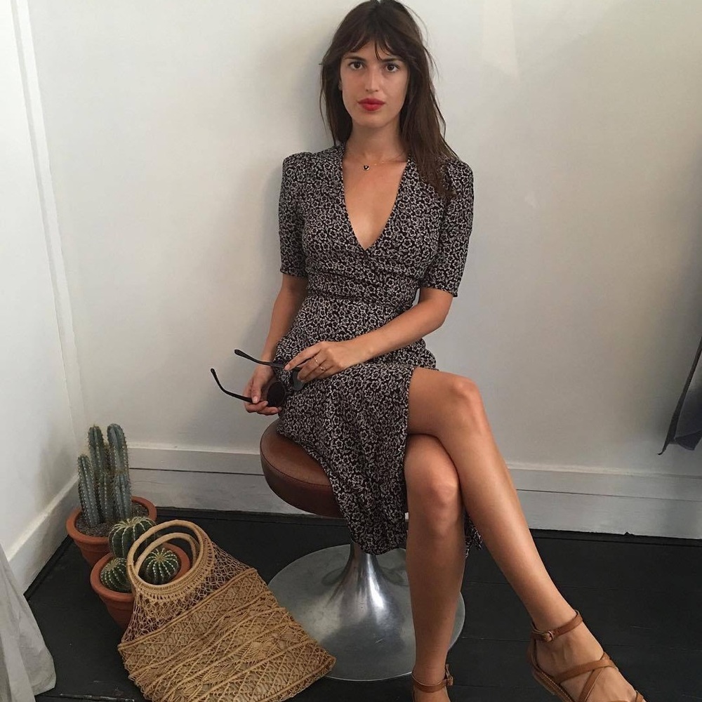 Floral Reformation Wrap Dress